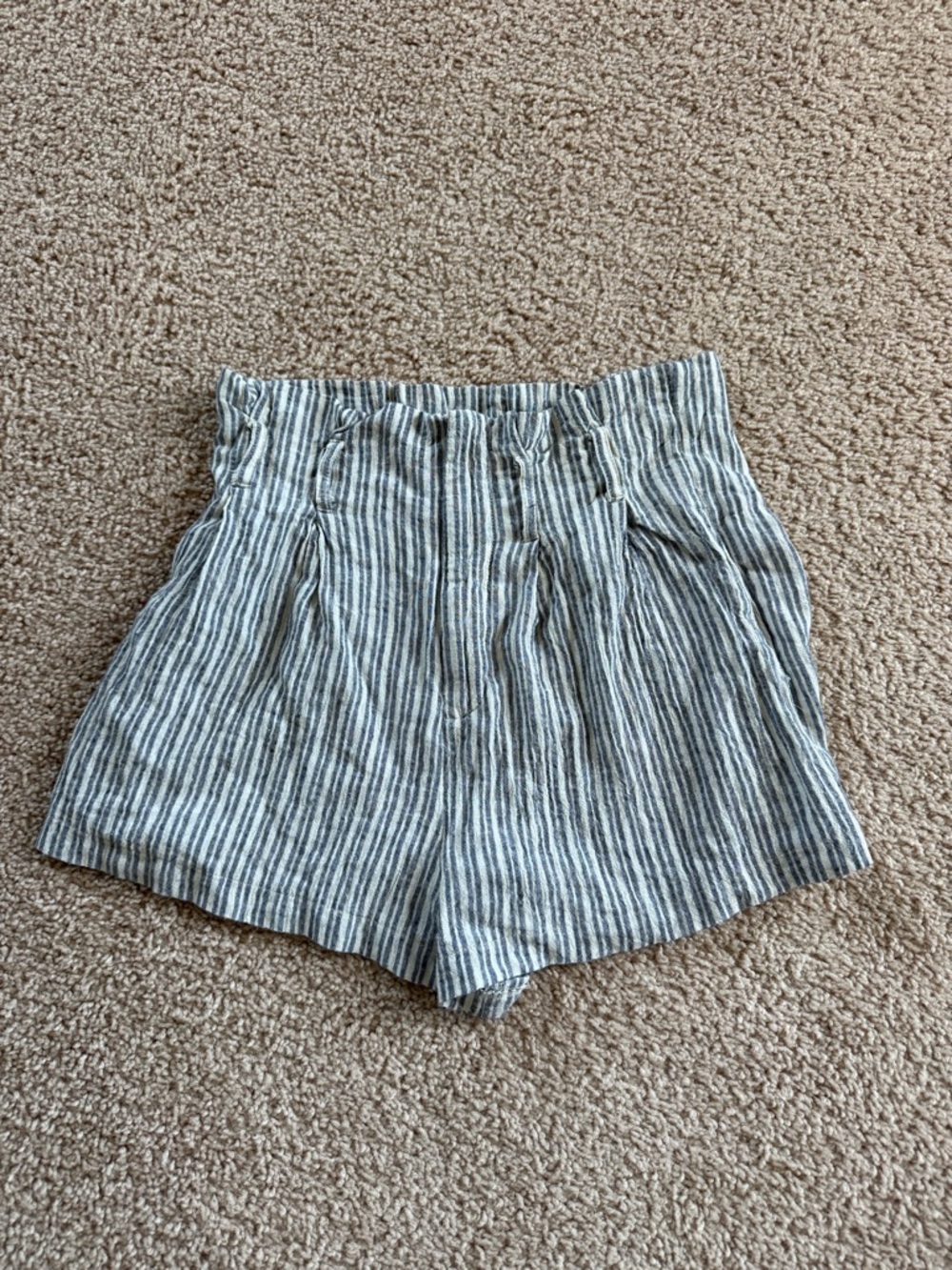 Altar’d State Blue & White Stripe Shorts size Medium